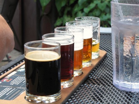 beer town hall brewery_20090719_003 Sampler at Town Hall Brewery in Minneapolis