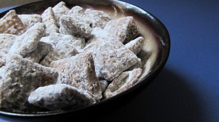 Chocolate and Peanut Butter "Puppy Chow" 