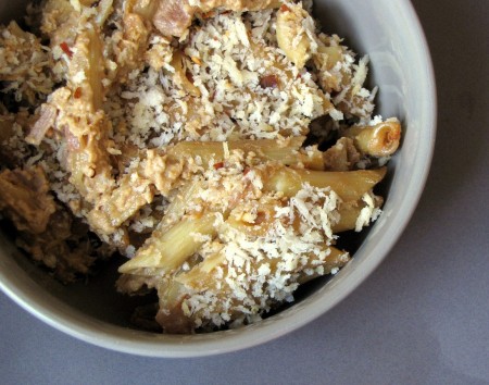 Pasta Baked with Cheese and Stout