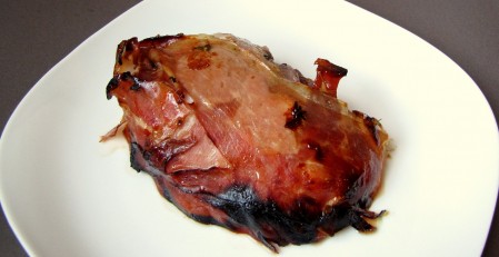 Prosciutto-wrapped pork tenderloin 